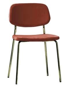 sedia-dorada_arancio-fronte